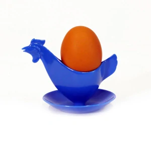 Dekorace Slepička stojánek: Modrá tmavě retro