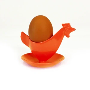 Dekorace Slepička stojánek: Oranžová retro
