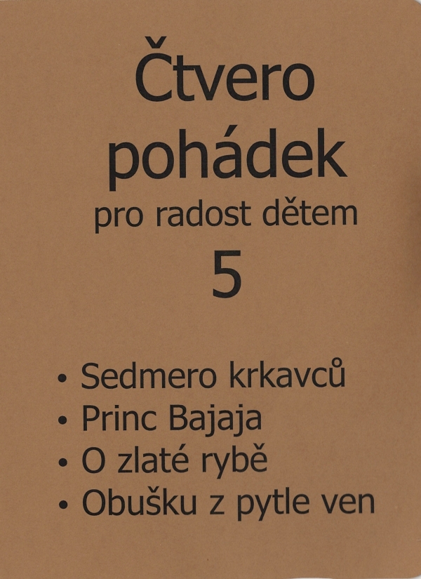 Pohádkové knížečky: Čtvero pohádek 5