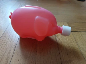 Pěnová retro koupel prase Badusan 200 ml malina